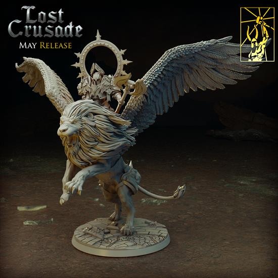 Stormcast Eternals - Warhammer Fantasy - Stormcasts - Lost Crusade High Lord on Winged Lion.jpg