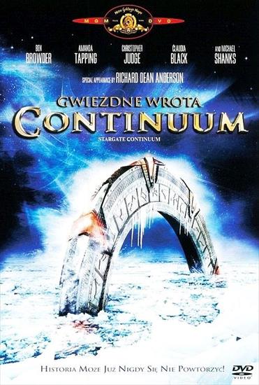  STAR GATE - GWIEZDNE WROTA całość - Gwiezdne Wrota Continuum - Stargate Continuum 2008 DVD.jpg
